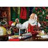 MasterPieces 1000 Piece Christmas Jigsaw Puzzle – Village Square – 19.25″x26.75″(Santa’s Workshop)