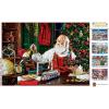 MasterPieces 1000 Piece Christmas Jigsaw Puzzle – Village Square – 19.25″x26.75″(Santa’s Workshop)