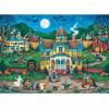 MasterPieces 1000 Piece Christmas Jigsaw Puzzle – Village Square – 19.25″x26.75″(The Tag Along)