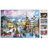 MasterPieces 1000 Piece Christmas Jigsaw Puzzle – Village Square – 19.25″x26.75″(Victorian Holidays)