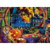 MasterPieces 1000 Piece Halloween Jigsaw Puzzle – A Scary Night Outside – 19.25″x26.75″(1000 Piece)