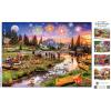 MasterPieces 1000 Piece Jigsaw Puzzle for Adults, Family, Or Youth – Fireworks on The Mountain – 19.25″x26.75″(Fireworks on the Mountain)