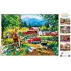 MasterPieces 1000 Piece Jigsaw Puzzle for Adults, Family, Or Youth – Fireworks on The Mountain – 19.25″x26.75″(White Dove Farm)