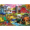 MasterPieces 1000 Piece Jigsaw Puzzle for Adults, Family, Or Youth – Picnic on the Farm – 19.25″x26.75″(1000 Piece)