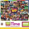 MasterPieces – 1000 Piece Jigsaw Puzzle, 80’s TV Shows Collage, Fun for Adults, Family, Kids, Non-Glare Finish, 19.25″ x 26.75″(1000 Piece)