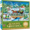 MasterPieces 1000 Piece Christmas Jigsaw Puzzle – Over The River – 19.25″x26.75″