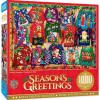 MasterPieces 1000 Piece Christmas Jigsaw Puzzle – Village Square – 19.25″x26.75″(Holiday Sweaters)