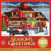 MasterPieces 1000 Piece Christmas Jigsaw Puzzle – Village Square – 19.25″x26.75″(Last Minute Shopping)