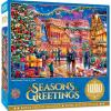 MasterPieces 1000 Piece Christmas Jigsaw Puzzle – Village Square – 19.25″x26.75″(Village Square)