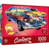 MasterPieces 1000 Piece Jigsaw Puzzle for Adults, Family, Or Youth – Hot Rods Shape – 38.5″x22.6″