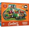 MasterPieces 1000 Piece Jigsaw Puzzle for Adults, Family, Or Youth – Tractor Shape – 38.5″ x26.5