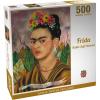 Masterpieces – Frida Kahio 1000pc Puzzle – Jigsaw Puzzle with Vibrant Artwork and Durable Pieces – Fun Family Activity, Brain Challenge, and Educational Entertainment for Kids, Teens, and Adults(500 Piece)