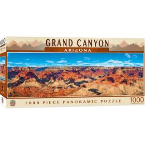 MasterPieces – 1000 Piece Jigsaw Puzzle, Las Vegas Skyline Panoramic, Fun for Adults, Family, Kids 13″x39(Grand Canyon 1000pc Pano)
