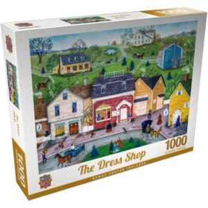 MasterPieces – 1000 Piece Jigsaw Puzzle, The Dress Shop, Fun for Adults, Family, Kids, 19.25″ x 26.75″(1000 Piece – USA Made)
