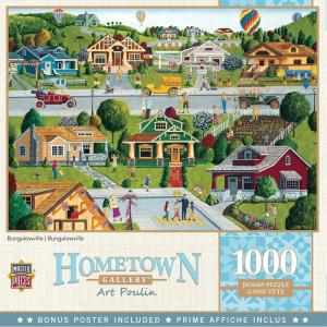 MasterPieces 1000 Piece Jigsaw Puzzle For Adults, Family, Or Youth – Bungalowville – 19.25″x26.75″(19.25″ x 26.75″)