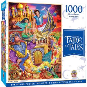 MasterPieces 1000 Piece Jigsaw Puzzle for Adults, Family, Or Youth – Aladdin – 19.25″x26.75″