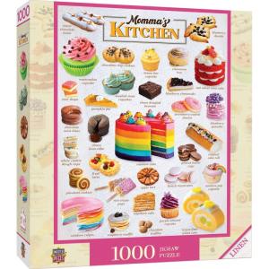 MasterPieces 1000 Piece Jigsaw Puzzle for Adults, Family, Or Youth – Christmas Treats – 19.25″x26.75″(Momma’s Kitchen)