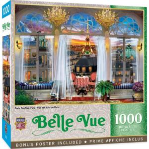 MasterPieces 1000 Piece Jigsaw Puzzle for Adults, Family, Or Youth – Downtown City View – 19.25″x26.75″(Paris Rooftop View)