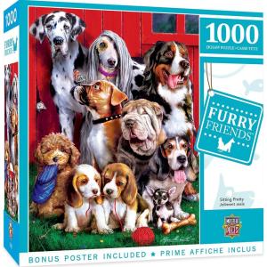 MasterPieces 1000 Piece Jigsaw Puzzle for Adults, Family, Or Youth – Sitting Pretty – 19.25″x26.75″(Sitting Pretty)