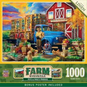 MasterPieces 1000 Piece Jigsaw Puzzle for Adults, Family, Or Youth – for Top Honors – 19.25″x26.75″(Pete & Paul’s Produce)