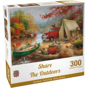 MasterPieces 1000 Piece Jigsaw Puzzle for Adults, Family, or Youth – Share The Outdoors – 19.25″x26.75″(300 Piece)