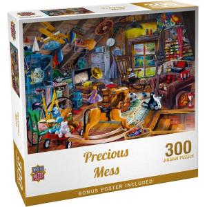 MasterPieces 1000 Piece Seek & Find Jigsaw Puzzle for Adults, Family, Or Youth – Precious Mess – 19.25″x26.75″(300 Piece)