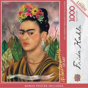 Masterpieces – Frida Kahio 1000pc Puzzle – Jigsaw Puzzle with Vibrant Artwork and Durable Pieces – Fun Family Activity, Brain Challenge, and Educational Entertainment for Kids, Teens, and Adults(1000 Piece)