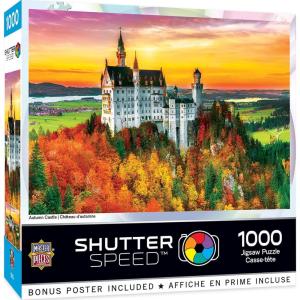 Masterpieces 1000 Piece Jigsaw Puzzle For Adults, Family, Or Kids – Times Square – 19.25″x26.75″(Autumn Castle)