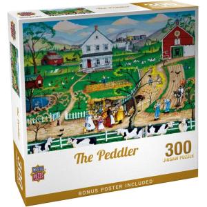Masterpieces 1000 Piece Jigsaw Puzzle for Adults, Family, Or Youth – The Peddler – 19.25″x26.75″(300 Piece)