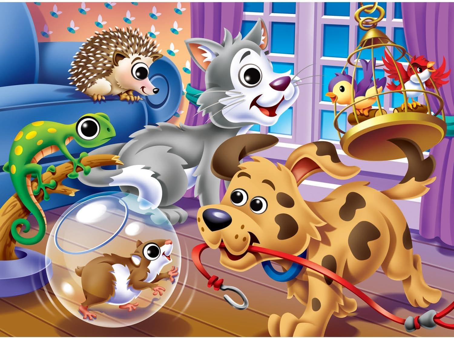 imageMasterPieces Holiday Googly Eyes Around The Christmas Tree 48pc PuzzlePets