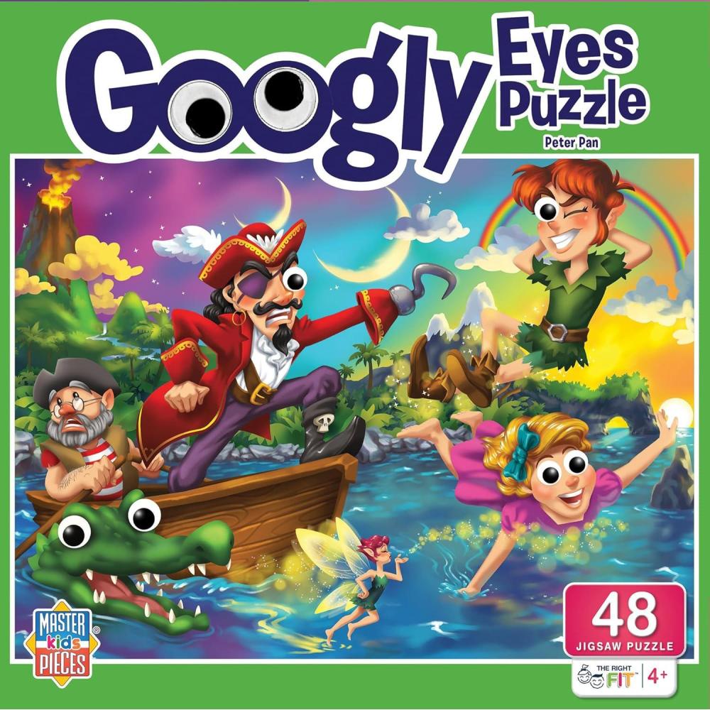 imageMasterPieces Holiday Googly Eyes Around The Christmas Tree 48pc PuzzlePeter Pan