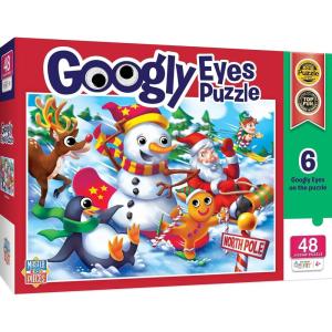 MasterPieces Holiday – Googly Eyes – Around The Christmas Tree 48pc Puzzle(Christmas)