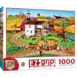 MasterPieces 1000 Piece EZ Grip Jigsaw Puzzle for Adults, Family, Or Youth – Attic Treasures – 23.5″x34″(The Travelling Man)