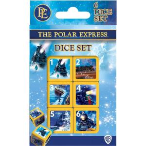 MasterPieces Game Day – Route 66 Dice Pack – 6 Piece Officially Licensed Dice Set – D6 Standard Size(The Polar Express)