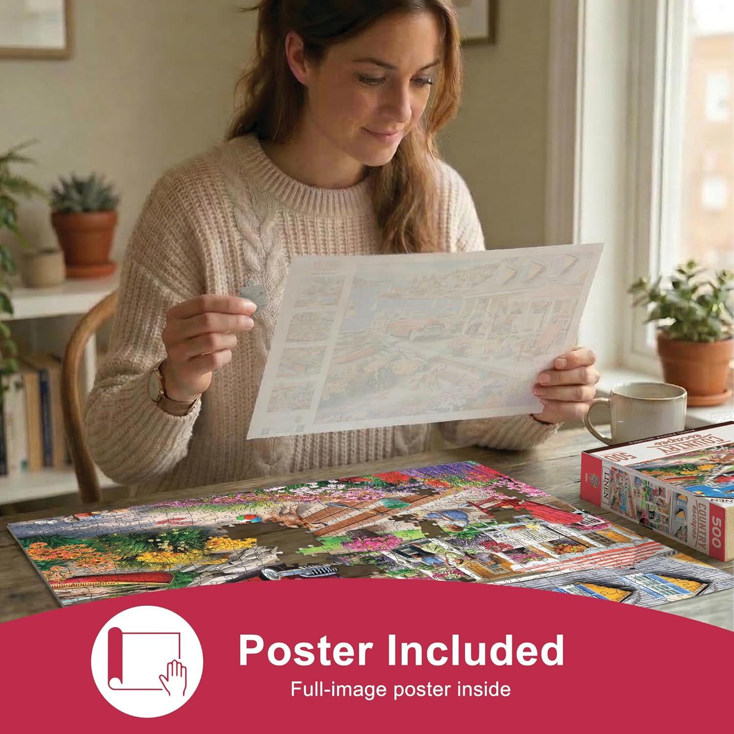 imageMasterpieces 550 Piece Jigsaw Puzzle for Adults and Family Away from it All 18x24Timeless Summer