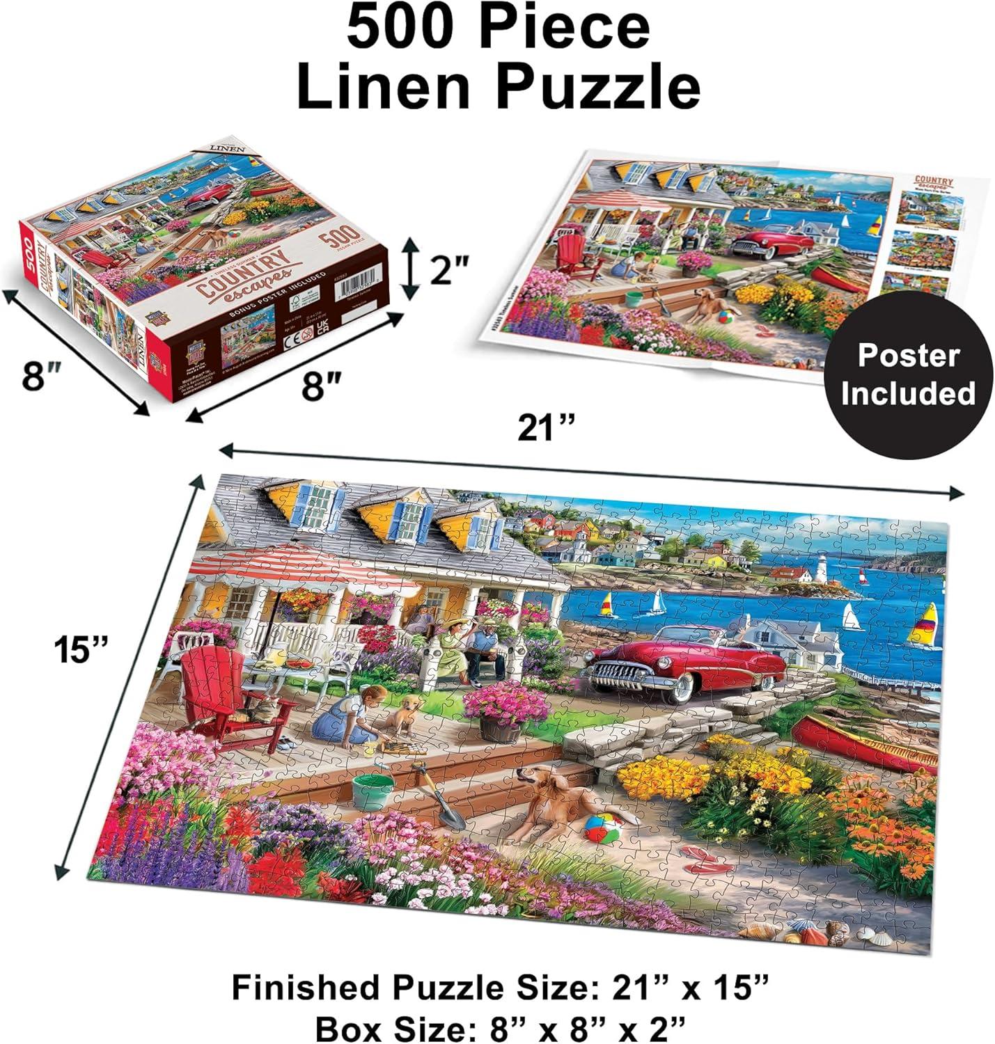 imageMasterpieces 550 Piece Jigsaw Puzzle for Adults and Family Away from it All 18x24Timeless Summer