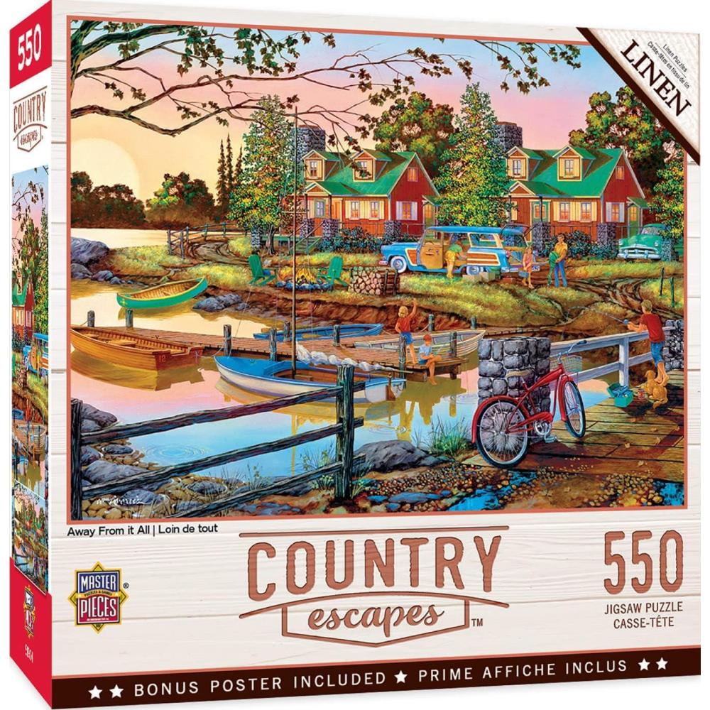 imageMasterpieces 550 Piece Jigsaw Puzzle for Adults and Family Away from it All 18x24Away From it All