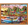 Masterpieces 550 Piece Jigsaw Puzzle for Adults and Family – Away from it All – 18″x24″(Away From it All)