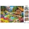 Masterpieces 550 Piece Jigsaw Puzzle for Adults and Family – Away from it All – 18″x24″(Gentle Days  Quiet Nights)
