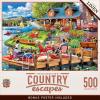 Masterpieces 550 Piece Jigsaw Puzzle for Adults and Family – Away from it All – 18″x24″(The Secluded Cabin)