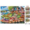 Masterpieces 550 Piece Jigsaw Puzzle for Adults and Family – Away from it All – 18″x24″(The Secluded Cabin)