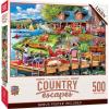 Masterpieces 550 Piece Jigsaw Puzzle for Adults and Family – Away from it All – 18″x24″(The Secluded Cabin)