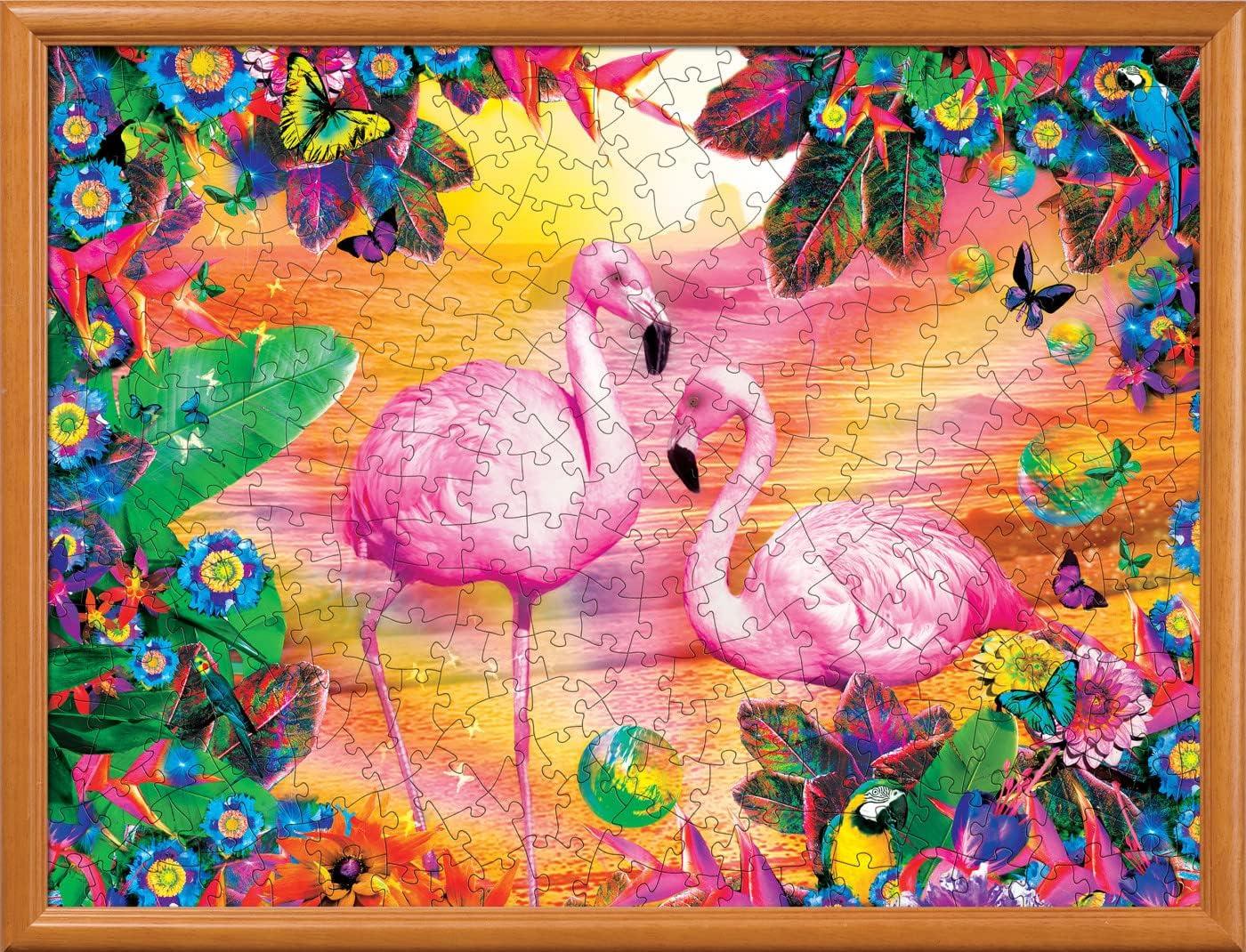 imageMasterPieces 300 Piece EZ Grip Jigsaw Puzzle Fantasy Isle 18x24Pretty in Pink