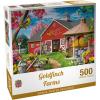 MasterPieces – 300 Piece Jigsaw Puzzle, Large EZ Grip, Goldfinch Farms, Adult & Family Fun, Non-Glare, 18″x24″, Puzzles 300 Pieces for Adults(500 Piece)