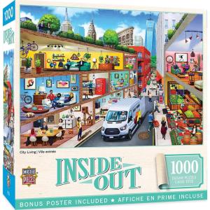 MasterPieces 1000 Piece Jigsaw Puzzle for Adults, Family, Or Youth – City Living – 19.25″x26.75″(City Living)