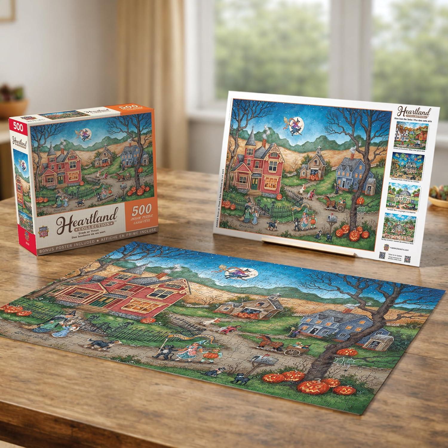 imageMasterPieces 550 Piece Jigsaw Puzzle Crosswinds Fun for Adults Family Kids 18 x 24Trick or Treat