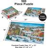 MasterPieces – 550 Piece Jigsaw Puzzle, Crosswinds, Fun for Adults, Family, Kids, 18″ x 24″(Snowball Ambush)