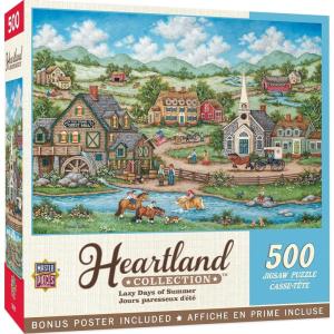 MasterPieces – 550 Piece Jigsaw Puzzle, Crosswinds, Fun for Adults, Family, Kids, 18″ x 24″(Lazy Days of Summer)