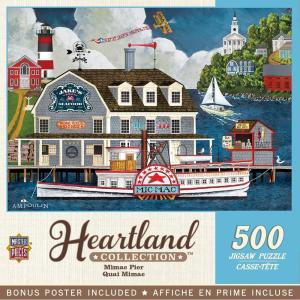 MasterPieces – 550 Piece Jigsaw Puzzle, Crosswinds, Fun for Adults, Family, Kids, 18″ x 24″(Mimac Pier)