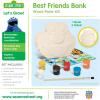 Works of Ahhh… Craft Set – Sesame Street Best Friends Bank Wood Paint Kit